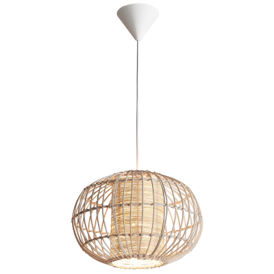 Bright Star Natural Twine Pendant 1X11W ES 320Mm - Superior Electrical