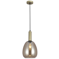 Thumbnail for Bright Star Champagne Colour Pendant 1X40W ES - Superior Electrical