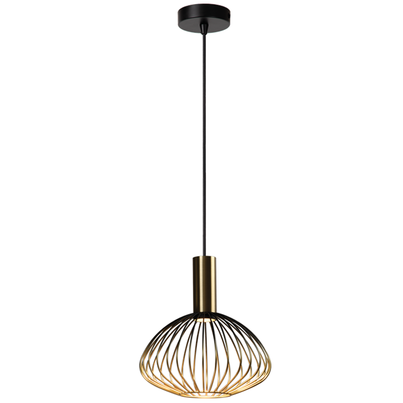 Bright Star Metal Gold Pendant 1X5W GU10 LED - Superior Electrical