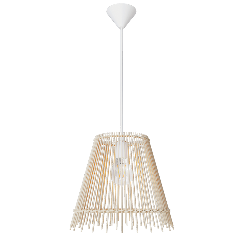 Bright Star Bamboo Pendant 1X40W ES 360Mm - Superior Electrical