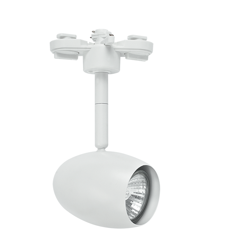 Bright Star Die Cast Tracklight 1X50W GU10 220-240V — White