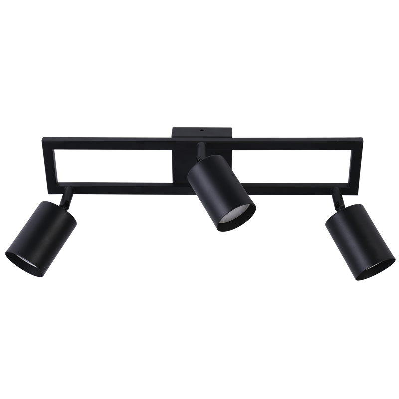 Bright Star Black Spotlight 3X50W GU10 420Mmx80Mm - Superior Electrical