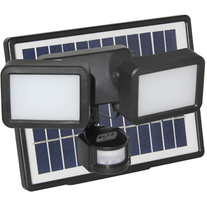 Veti 8W Solar LED Floodlight with PIR Sensor 6000K
