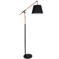 Thumbnail for Bright Star Black&Wd Standing Lamp+ Shade- 2 Boxes Per Fitting
