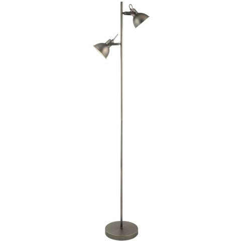 Bright Star Antique Silver 2 Light Foot Switch 2Xgu10
