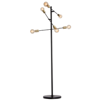 Thumbnail for Bright Star Black Standing Lamp 6X40W ES 1600Mm