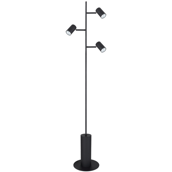 Bright Star Metal Floor Lamp 3 Spots 3Xgu10 Foot Switch 1550Mm