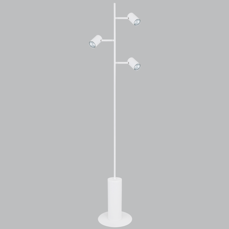 Bright Star Metal Floor Lamp 3 Spots 3Xgu10 Foot Switch 1550Mm - Superior Electrical