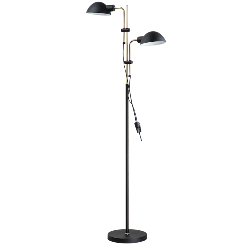Bright Star Black Metal2X Movable Arm 2X40W ES 1500Mm Adj