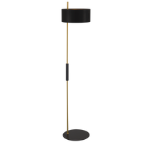 Thumbnail for Bright Star Black Metal Standing Lamp 2X60W ES - Superior Electrical
