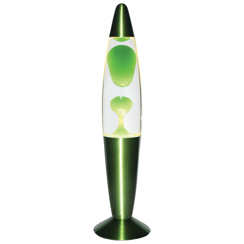 Bright Star Lava Lamp Green&Clear Sat Base Green1X20W R39 SES