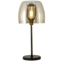 Thumbnail for Bright Star Metal Table cognac glass 1x60W ES 620x300x200mm from Superior Electrical