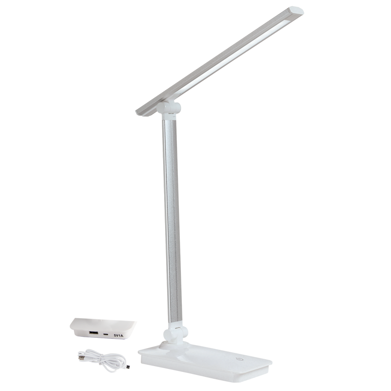 Bright Star 5W LED Aluminium Plastic With Movable Arm USB Port