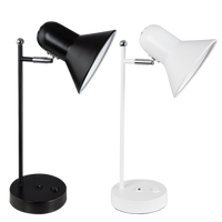 Thumbnail for Bright Star Metal Desk Lamp On/Off Switch USB Port 1X60W ES