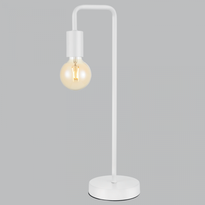 Bright Star Sand Whiteite Metal Table Lamp 1X60W ES