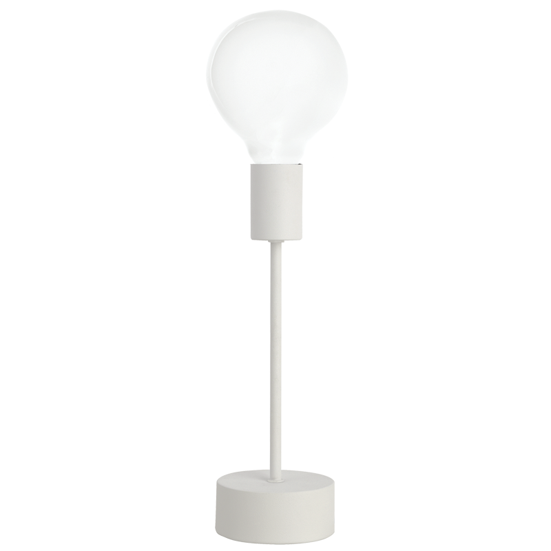 Bright Star Sand Whiteite Metal Table Lamp 1X40W ES