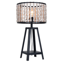Thumbnail for Metal And Wood Bead Table Lamp Tl650