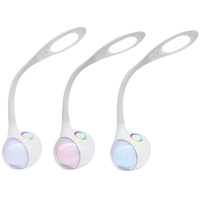 Thumbnail for Bright Star Whiteite RGB Base 9W LED Adj Head Movable Arm Desk