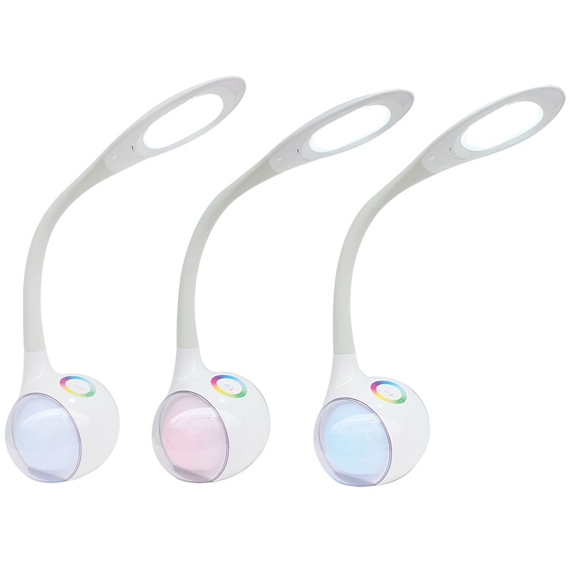 Bright Star White RGB Base 9W LED Adj Head Movable Arm desk from Superior Electrical
