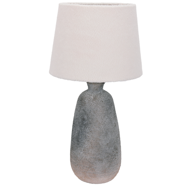 Bright Star Ceramic Base Hessian Shade 1X60W ES