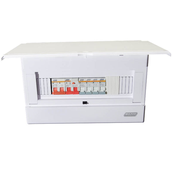 Veti Assembled 12 Way Surface MountDB (Steel Tray)