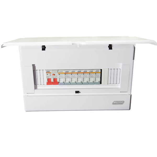 Veti Assembled 12 Way Surface MountDB (Steel Tray)