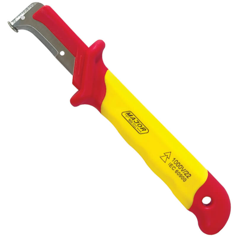 Veti Stripping Knife, Curved Blade with Safety Shoe, 1000V EN 60900
