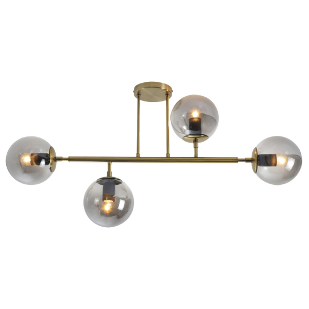 Bright Star Wh/Copper+Acrylic 24W Led 4000K 2400 Lumen 400Mm
