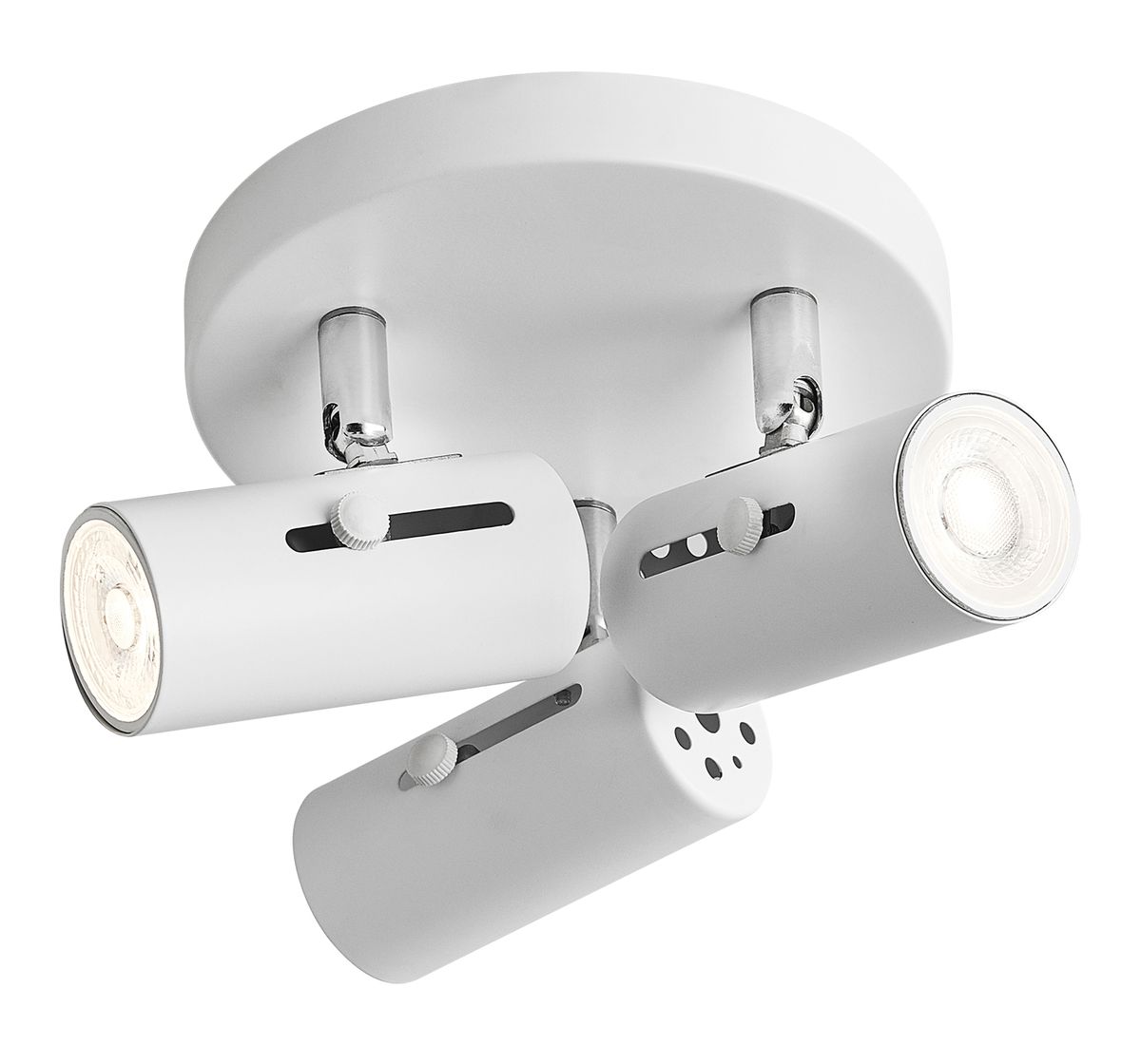 Bright Star Whiteite Spotlight X50W GU10 Roundbase 180Mm