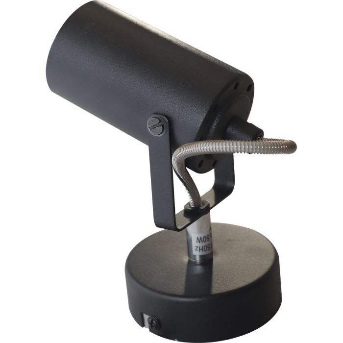 Bright Star Black Metal Polish Chr Spot 1X50W GU10 Base 80Mm