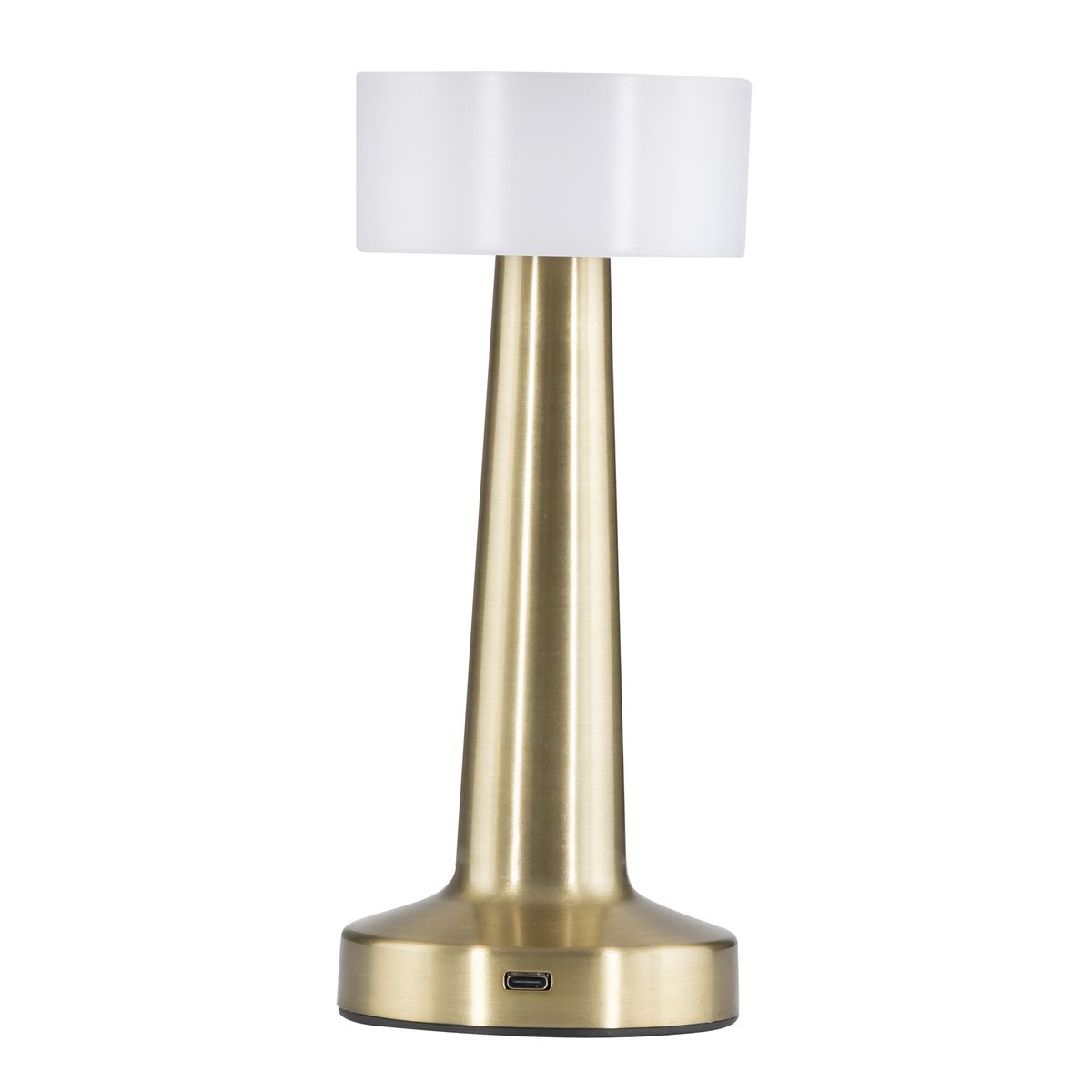 Bright Star Rechargeable 3W Led Table Lamp Cct Ant/Brass