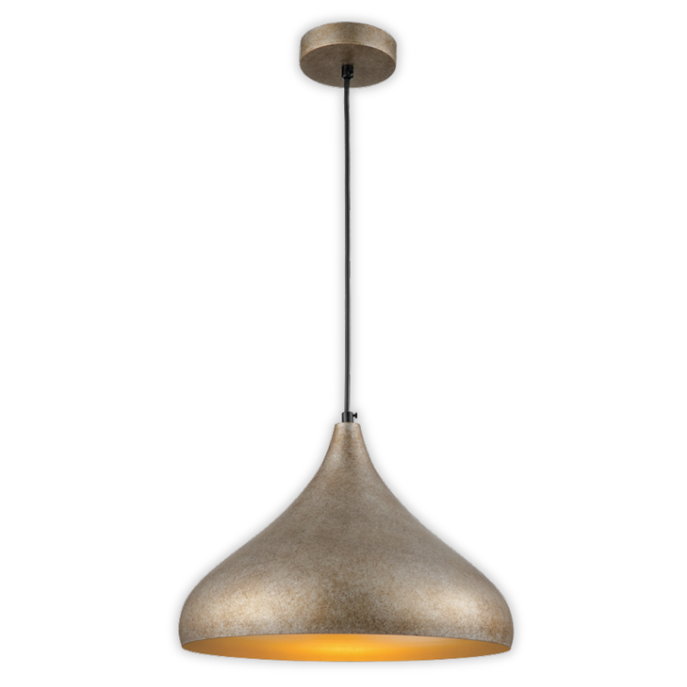 Bright Star Champagne Metal Pendant 1X60W ES