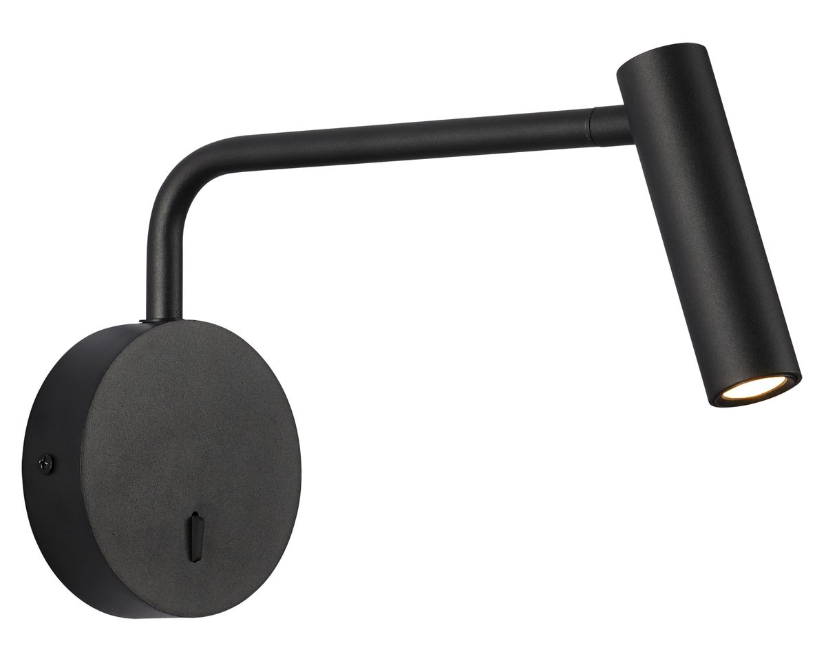 Bright Star Alu,Iron Wall Light Moveable Arm+Head 3W Led 4000K