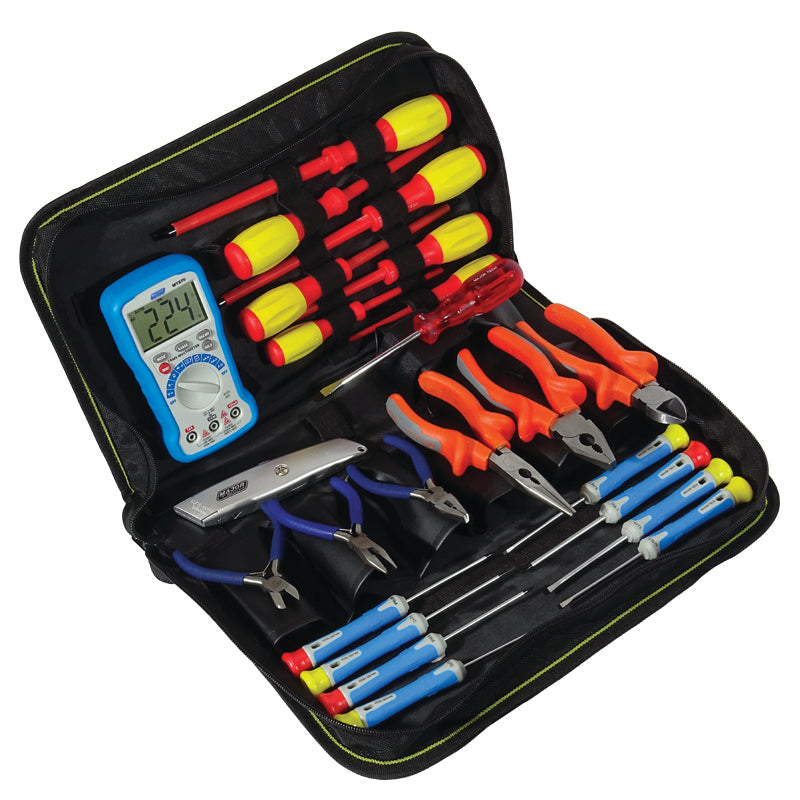 Veti 25 Piece Electronic Tool Kit with MT870 Multimeter